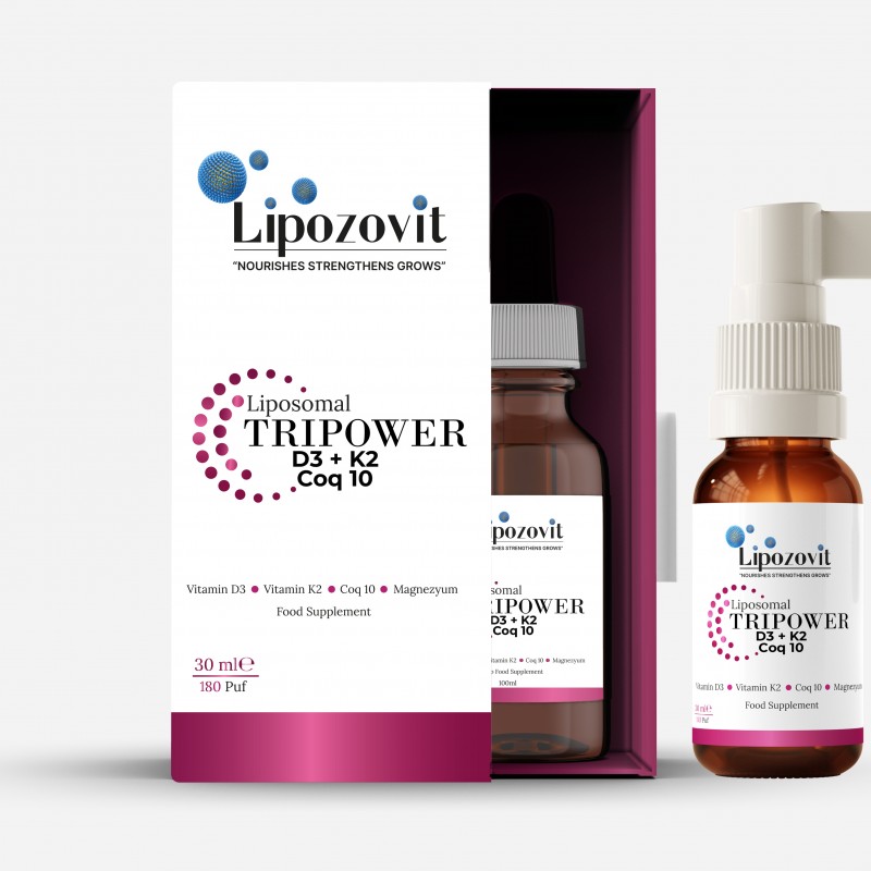 LIPOSOMAL TRIPOWER D3 + K2 COQ 10